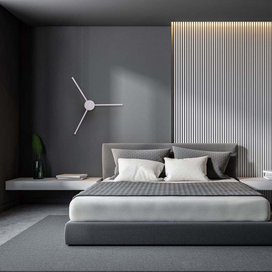 Brilagi - LED Zidna svjetiljka LUGO TRE LED/14W/230V bijela