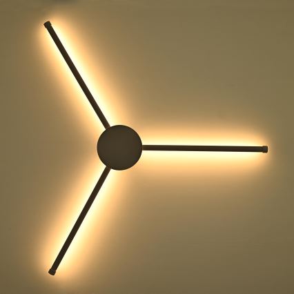Brilagi - LED Zidna svjetiljka LUGO TRE LED/14W/230V crna