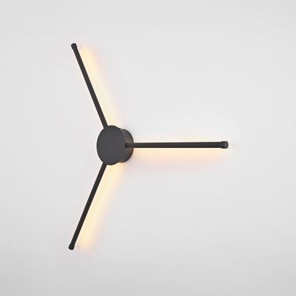 Brilagi - LED Zidna svjetiljka LUGO TRE LED/14W/230V crna