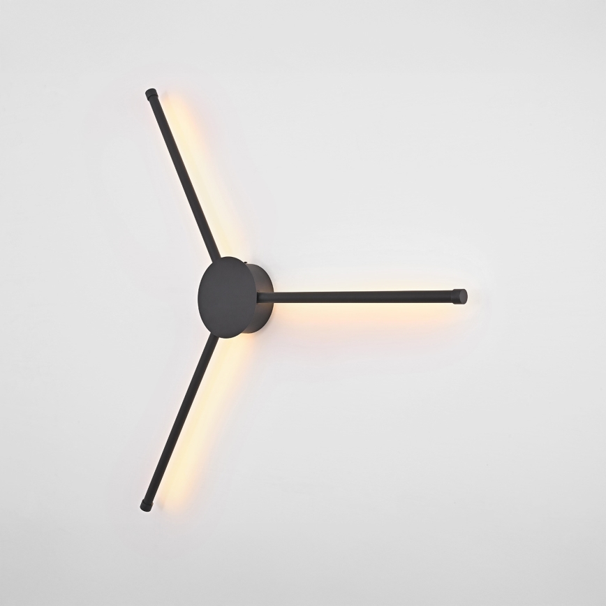 Brilagi - LED Zidna svjetiljka LUGO TRE LED/14W/230V crna