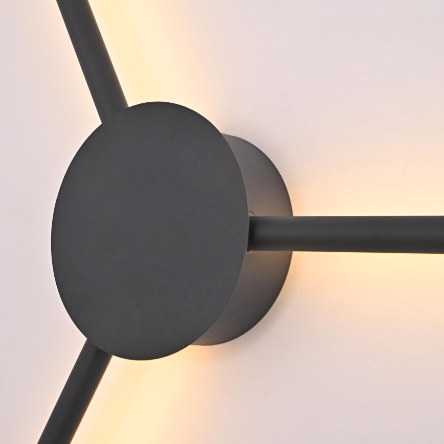 Brilagi - LED Zidna svjetiljka LUGO TRE LED/14W/230V crna