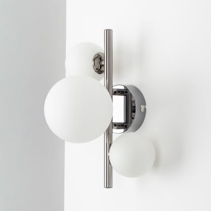 Brilagi - LED zidna svjetiljka MILLA 3xG9/3W/230V crni krom/bijela