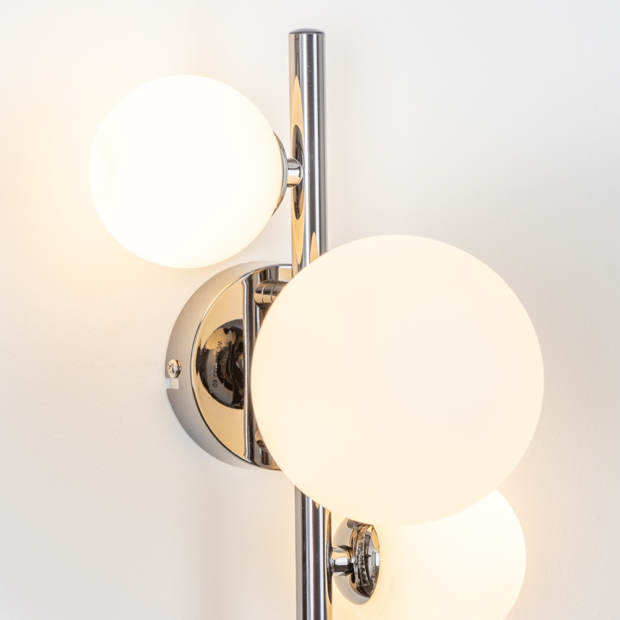 Brilagi - LED Zidna svjetiljka MILLA 3xG9/3W/230V sjajni krom/bijela