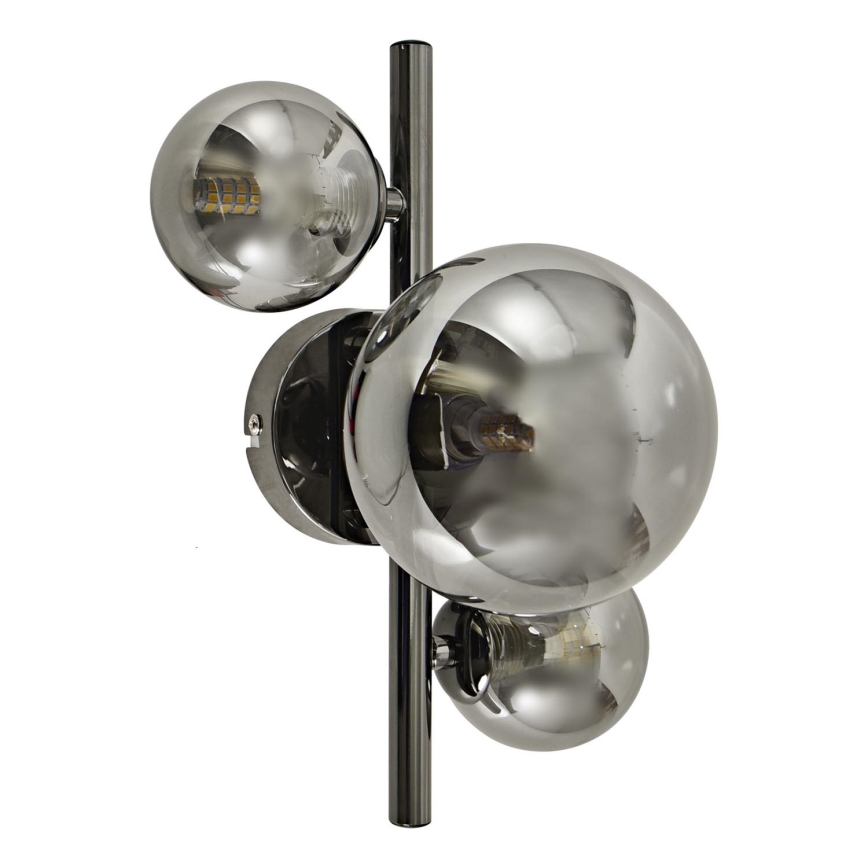 Brilagi - LED Zidna svjetiljka MILLA 3xG9/3W/230V sjajni krom/dimna