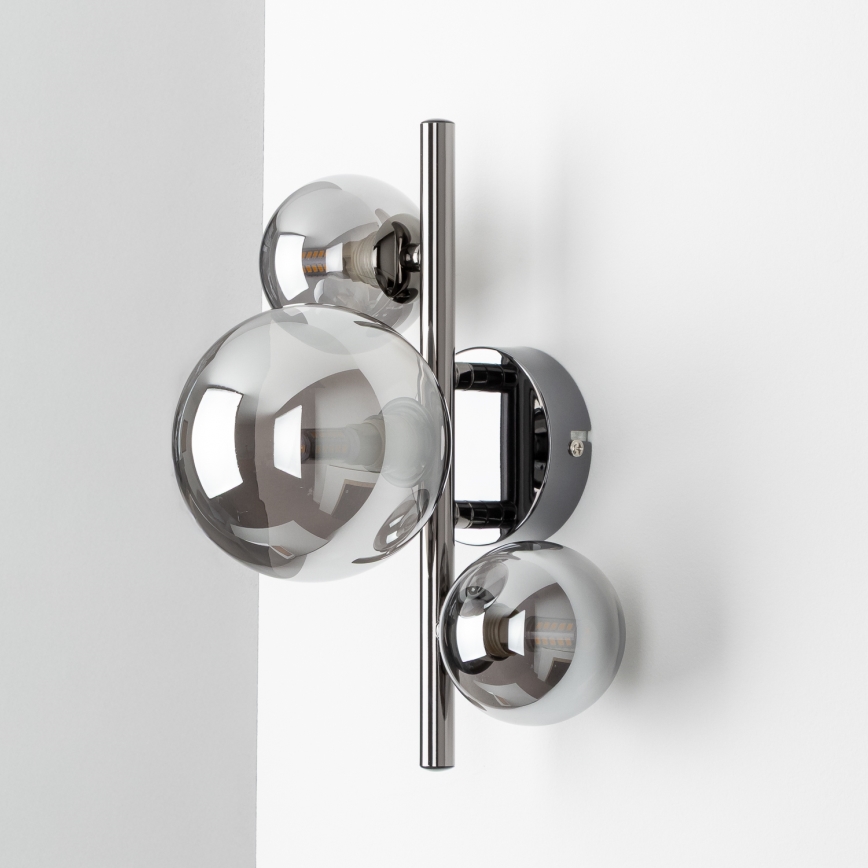 Brilagi - LED Zidna svjetiljka MILLA 3xG9/3W/230V sjajni krom/dimna