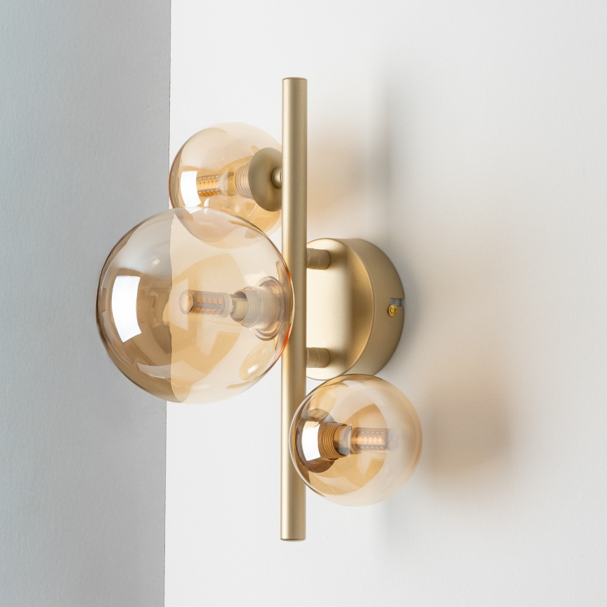 Brilagi - LED Zidna svjetiljka MILLA 3xG9/3W/230V zlatna