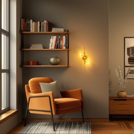 Brilagi - LED Zidna svjetiljka MILLA 3xG9/3W/230V zlatna