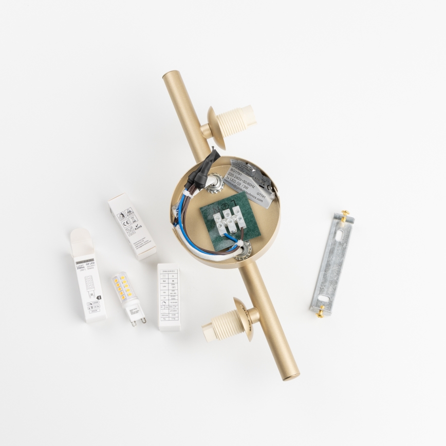 Brilagi - LED Zidna svjetiljka MILLA 3xG9/3W/230V zlatna