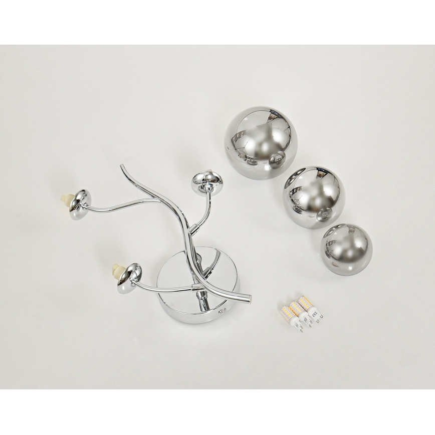 Brilagi - LED Zidna svjetiljka MISTEL 3xG9/3W/230V sjajni krom/dimna