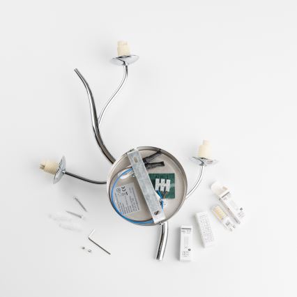 Brilagi - LED Zidna svjetiljka MISTEL 3xG9/3W/230V sjajni krom/dimna