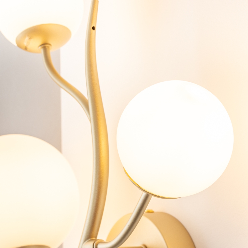 Brilagi - LED Zidna svjetiljka MISTEL 3xG9/3W/230V zlatna/bijela