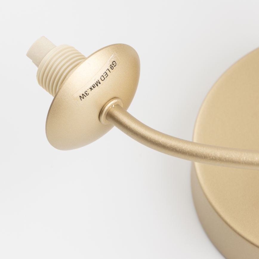 Brilagi - LED Zidna svjetiljka MISTEL 3xG9/3W/230V zlatna/bijela