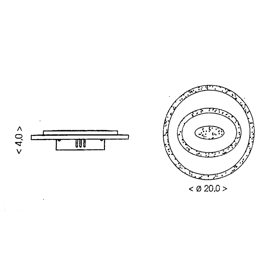 Brilagi - LED Zidna svjetiljka MODERN MINI LED/26W/230V 3000/4000/6000K