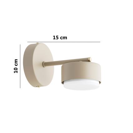 Brilagi - LED zidna svjetiljka MONO 1xGX53/30W/230V bež