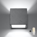Brilagi -  LED Zidna svjetiljka MURO 1xG9/3,5W/230V beton