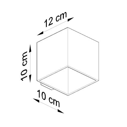 Brilagi -  LED Zidna reflektorska svjetiljka MURO 1xG9/3,5W/230V