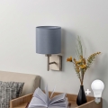 BRILAGI - LED zidna svjetiljka NUBILA 1xE27/60W/230V matni krom/svijetlosiva