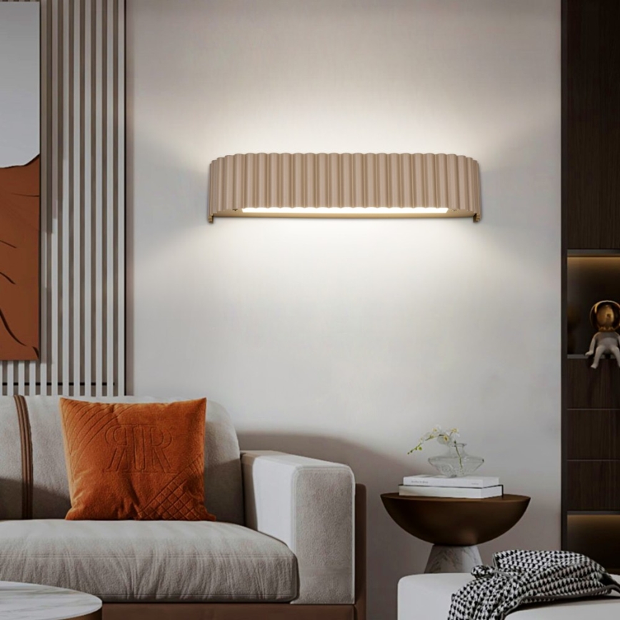 Brilagi - LED zidno svjetlo s prigušivanjem FALCON MODERN LED/14W/230V 3000-6000K 40 cm bež + daljinski upravljač