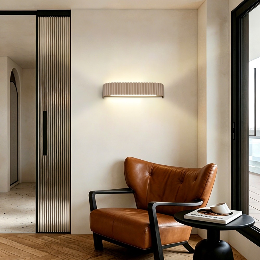 Brilagi - LED zidno svjetlo s prigušivanjem FALCON MODERN LED/14W/230V 3000-6000K 40 cm bež + daljinski upravljač
