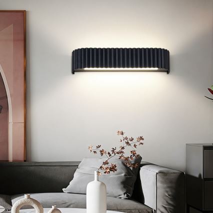 Brilagi - LED zidna svjetiljka s mogućnošću prigušivanja FALCON MODERN LED/14W/230V 3000-6000K 40 cm crna + daljinski upravljač