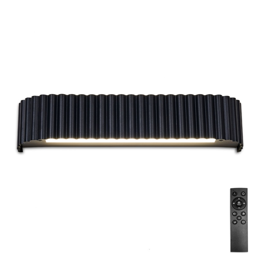 Brilagi - LED zidna svjetiljka s mogućnošću prigušivanja FALCON MODERN LED/14W/230V 3000-6000K 40 cm crna + daljinski upravljač