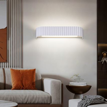 Brilagi - LED prigušivo zidno svjetlo FALCON MODERN LED/14W/230V 3000-6000K 40 cm bijela + daljinski upravljač