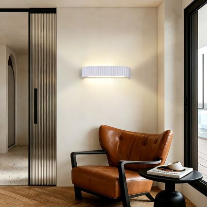 Brilagi - LED prigušivo zidno svjetlo FALCON MODERN LED/14W/230V 3000-6000K 40 cm bijela + daljinski upravljač