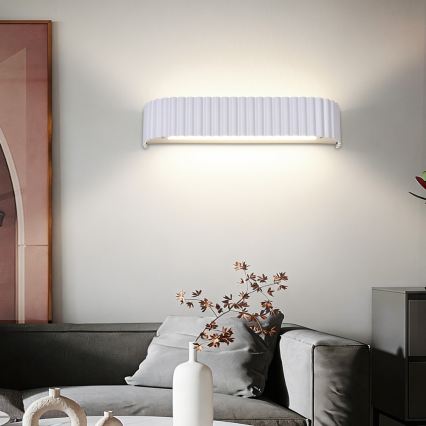 Brilagi - LED prigušivo zidno svjetlo FALCON MODERN LED/14W/230V 3000-6000K 40 cm bijela + daljinski upravljač