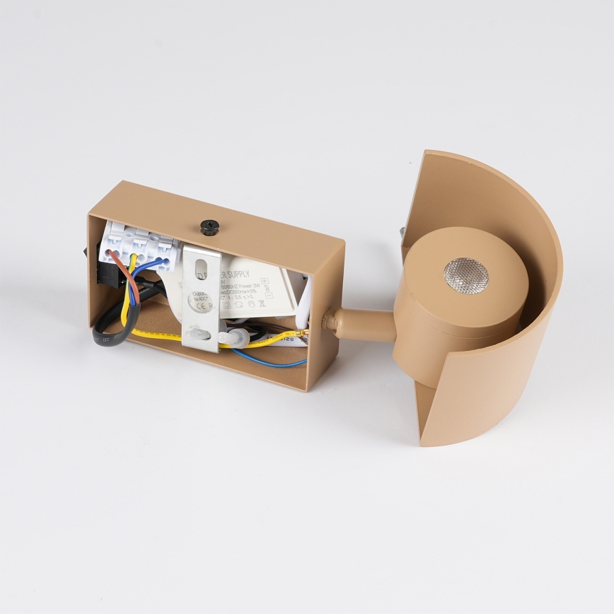 Brilagi - LED zidna svjetiljka VASTO LED/3W/230V bež