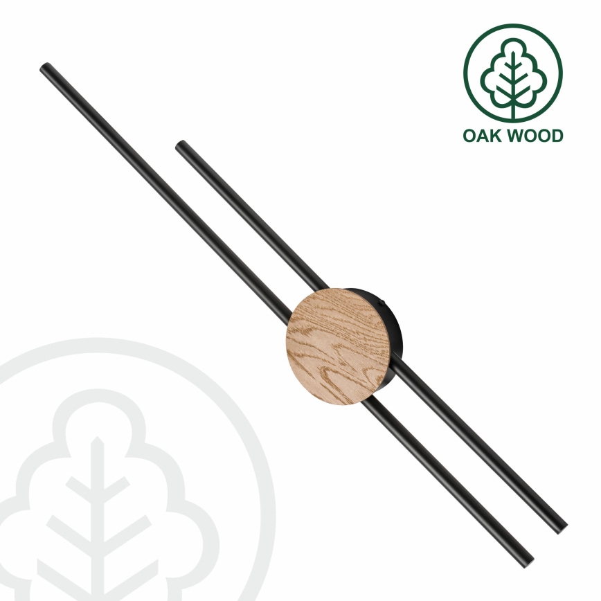Brilagi - LED Zidna svjetiljka WOODY COLLINE LED/15W/230V 80 cm hrast