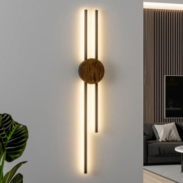 Brilagi - LED Zidna svjetiljka WOODY COLLINE LED/15W/230V 80 cm hrast