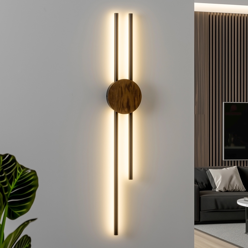 Brilagi - LED Zidna svjetiljka WOODY COLLINE LED/15W/230V 80 cm hrast