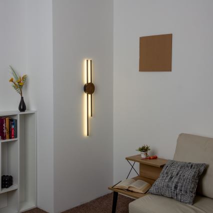 Brilagi - LED Zidna svjetiljka WOODY COLLINE LED/15W/230V 80 cm hrast