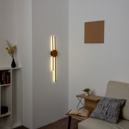 Brilagi - LED Zidna svjetiljka WOODY COLLINE LED/15W/230V 80 cm hrast trešnja