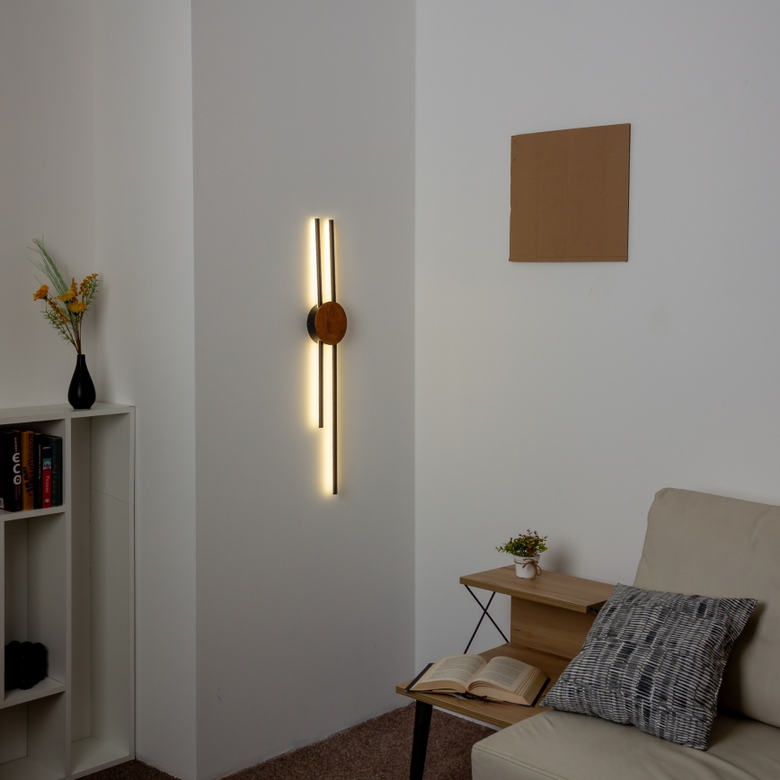 Brilagi - LED Zidna svjetiljka WOODY COLLINE LED/15W/230V 80 cm hrast trešnja