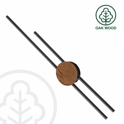 Brilagi - LED Zidna svjetiljka WOODY COLLINE LED/15W/230V 80 cm hrast trešnja