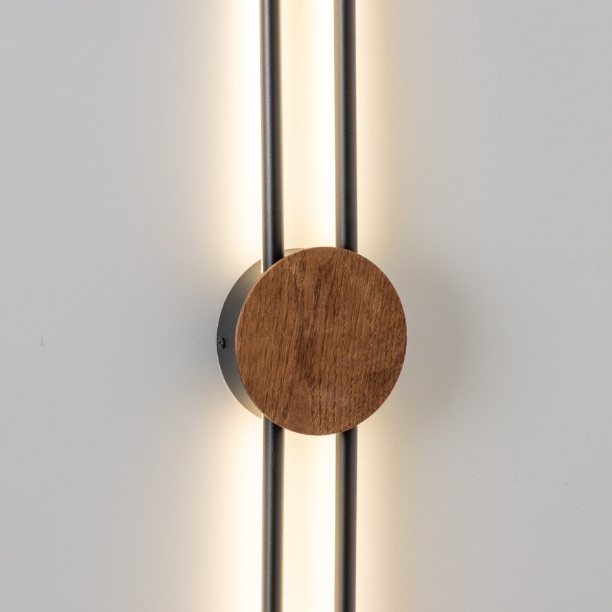 Brilagi - LED Zidna svjetiljka WOODY COLLINE LED/15W/230V 80 cm hrast trešnja