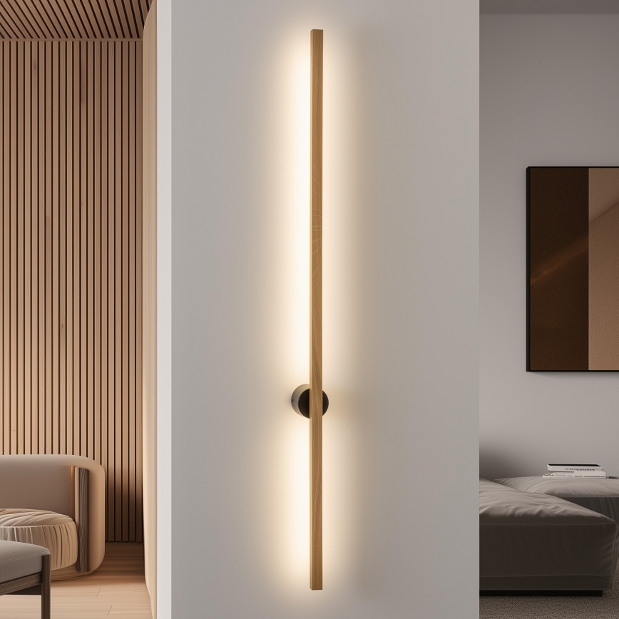 Brilagi - LED Zidna svjetiljka WOODY LINE LED/12W/230V 120 cm hrast
