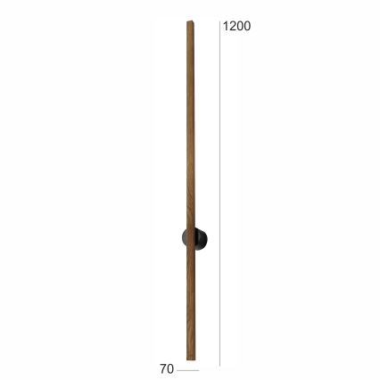 Brilagi - LED Zidna svjetiljka WOODY LINE LED/12W/230V 120 cm hrast