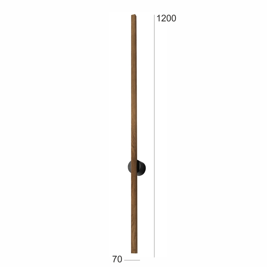 Brilagi - LED Zidna svjetiljka WOODY LINE LED/12W/230V 120 cm hrast