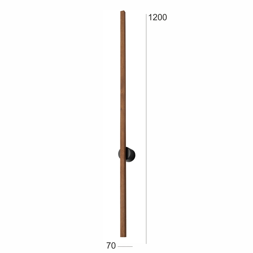 Brilagi - LED Zidna svjetiljka WOODY LINE LED/12W/230V 120 cm hrast trešnja