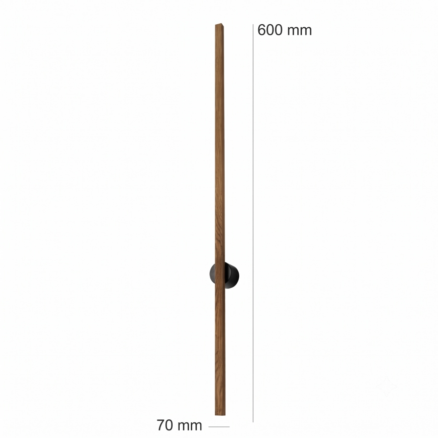 Brilagi - LED zidna svjetiljka WOODY LINE LED/7W/230V 4000K 60 cm hrast/orah