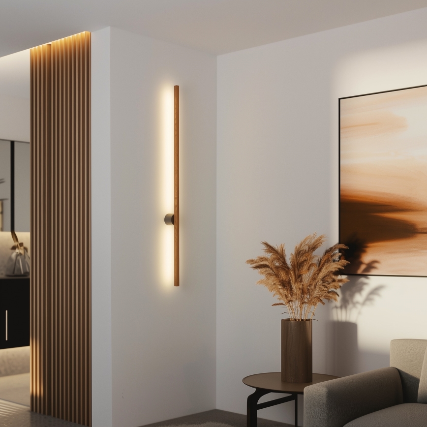 Brilagi - LED zidna svjetiljka WOODY LINE LED/7W/230V 4000K 60 cm hrast trešnja