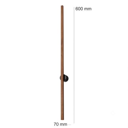 Brilagi - LED zidna svjetiljka WOODY LINE LED/7W/230V 4000K 60 cm hrast trešnja
