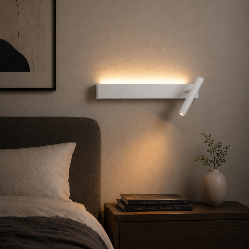 Brilagi - LED zidna točkasta svjetiljka ARLIX LED/3W/230V + LED/7W bijela CRI 90