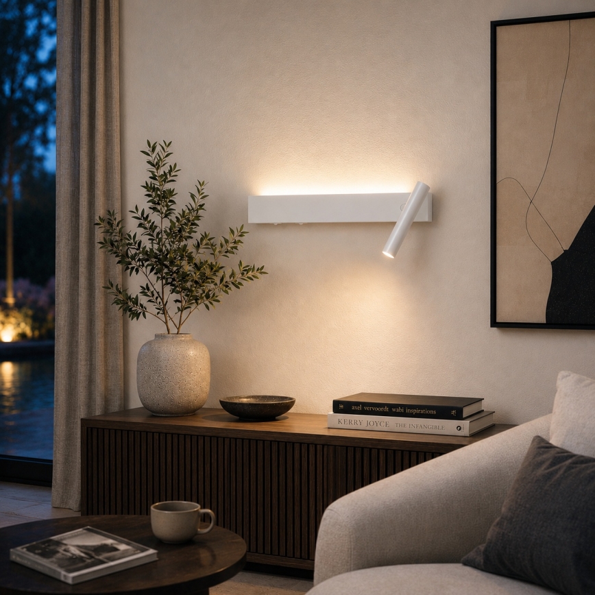 Brilagi - LED zidna točkasta svjetiljka ARLIX LED/3W/230V + LED/7W bijela CRI 90
