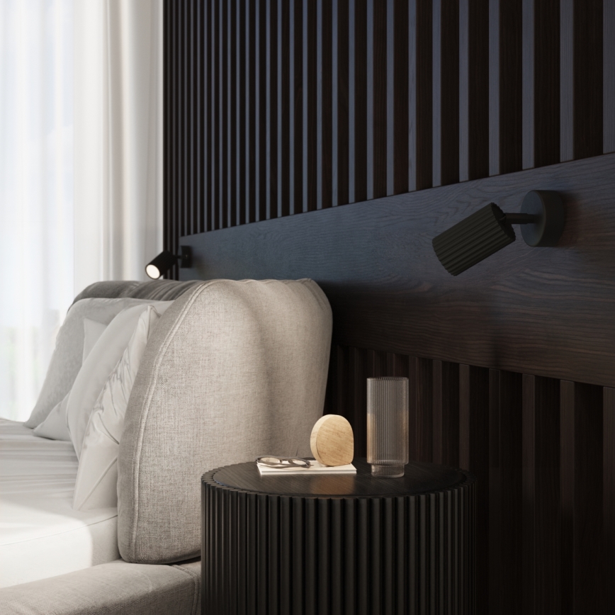 Brilagi - LED zidni reflektor CRESTO 1xGU10/10W/230V crna