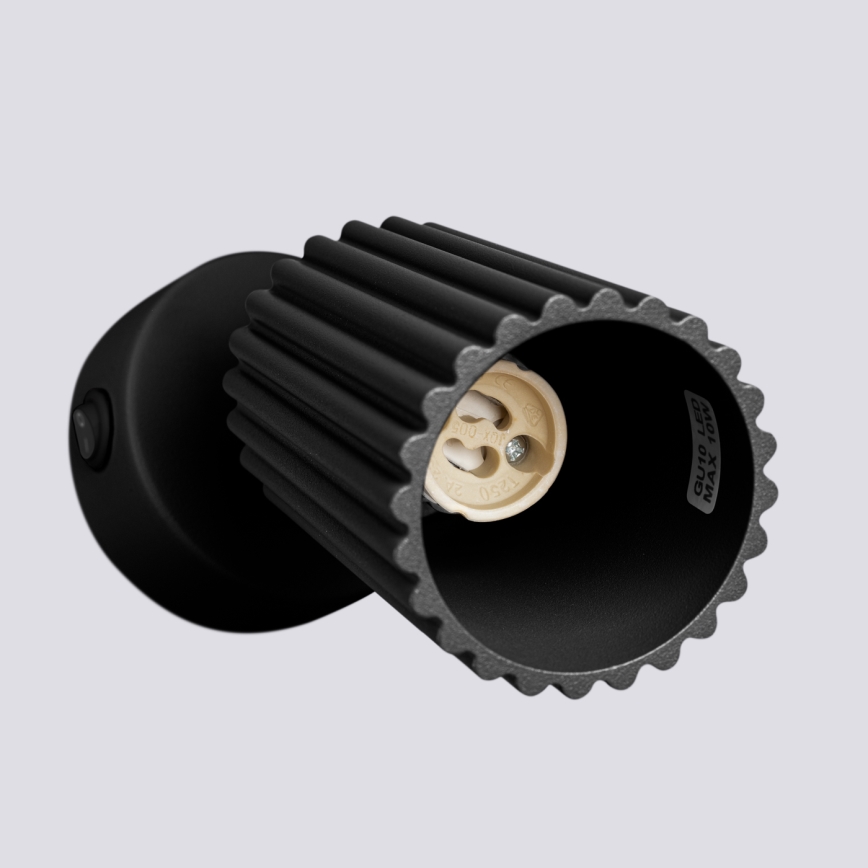 Brilagi - LED zidni reflektor CRESTO 1xGU10/10W/230V crna