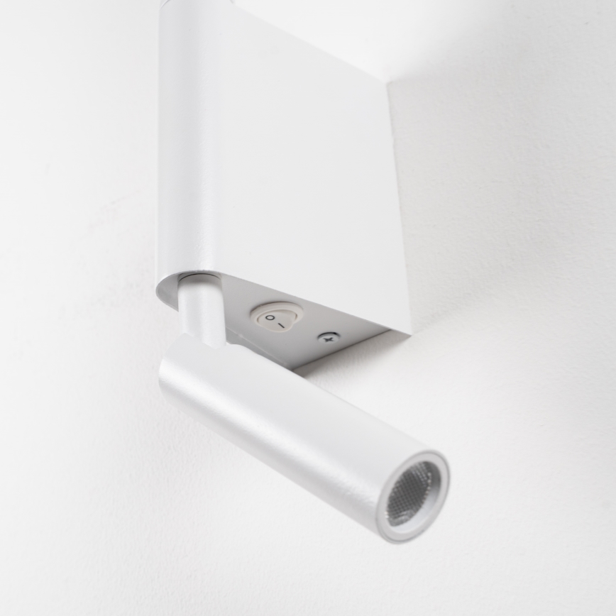 Brilagi - LED zidni spot VIXON LED/3W/230V + LED/5W bijela CRI 90