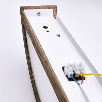 BRILAGI - LED zidno svjetlo CARVALHO 1xE27/15W/230V hrast orah